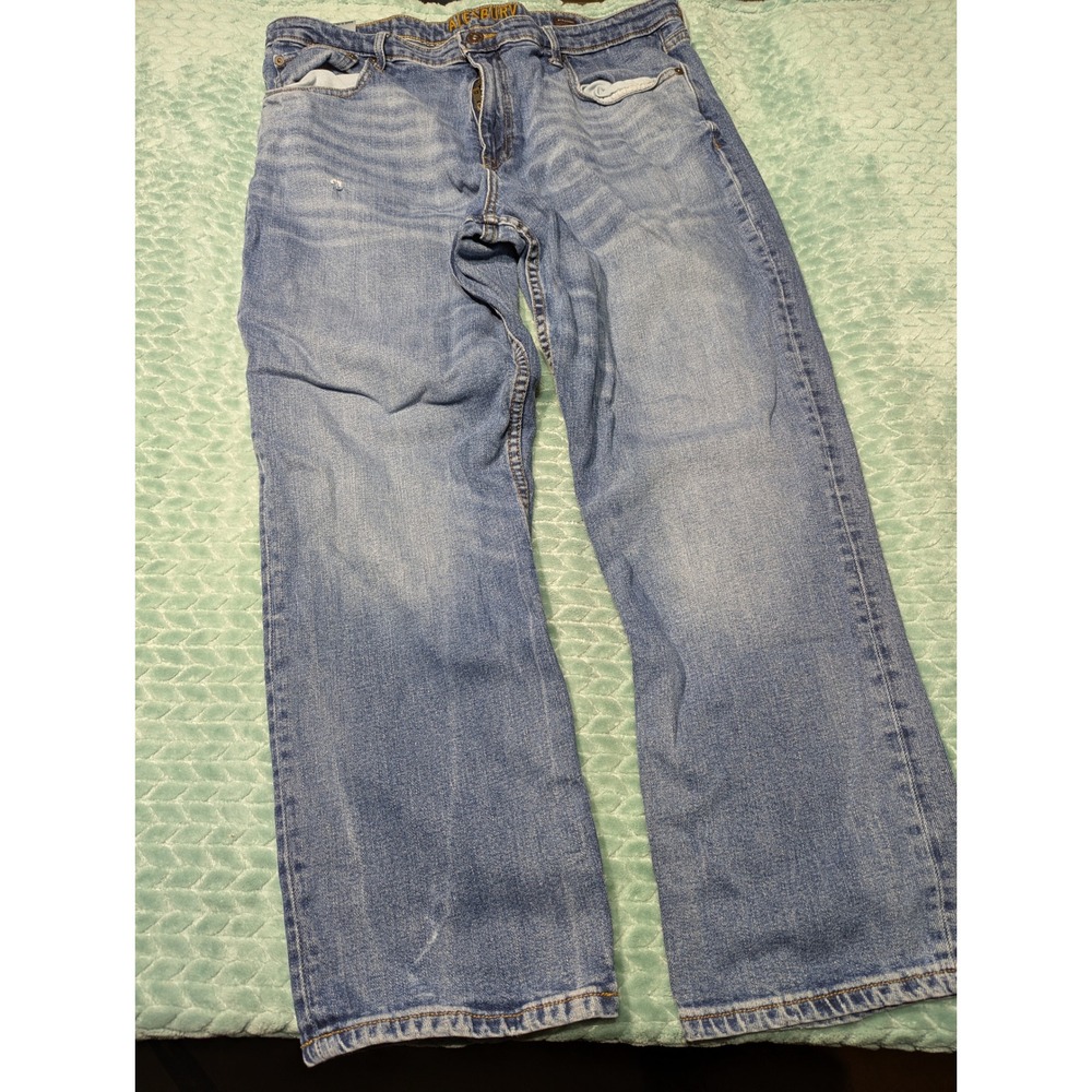 Alesbury Sutter Straight Leg Jeans Mens 38x30 Medium Wash Blue Denim MGW20266